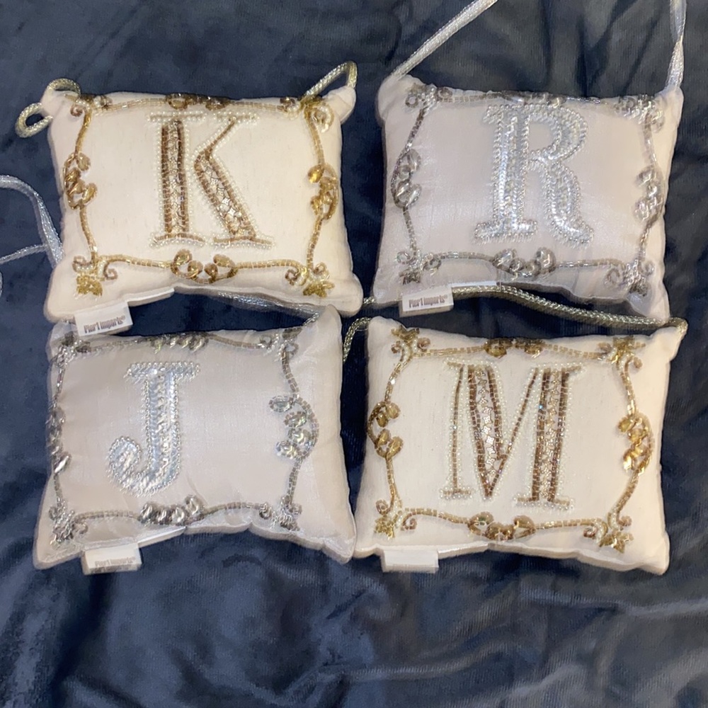 Pier 1 Decorative Pillow- 4 Letters to Choose From